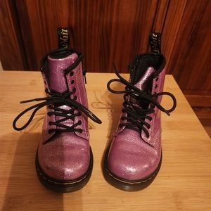 Girl's Dr Marten combat boots